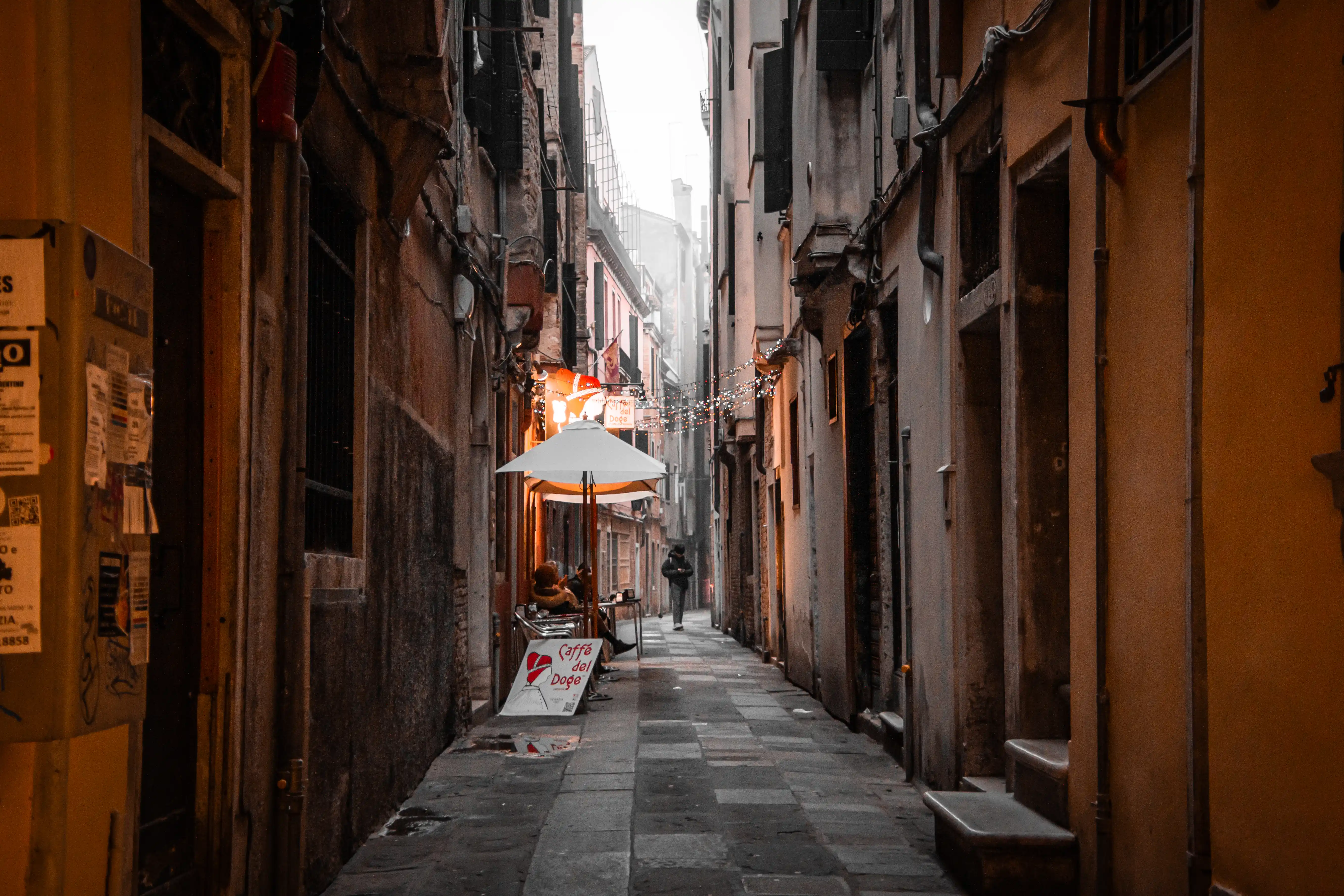 Straßenbild in Venedig